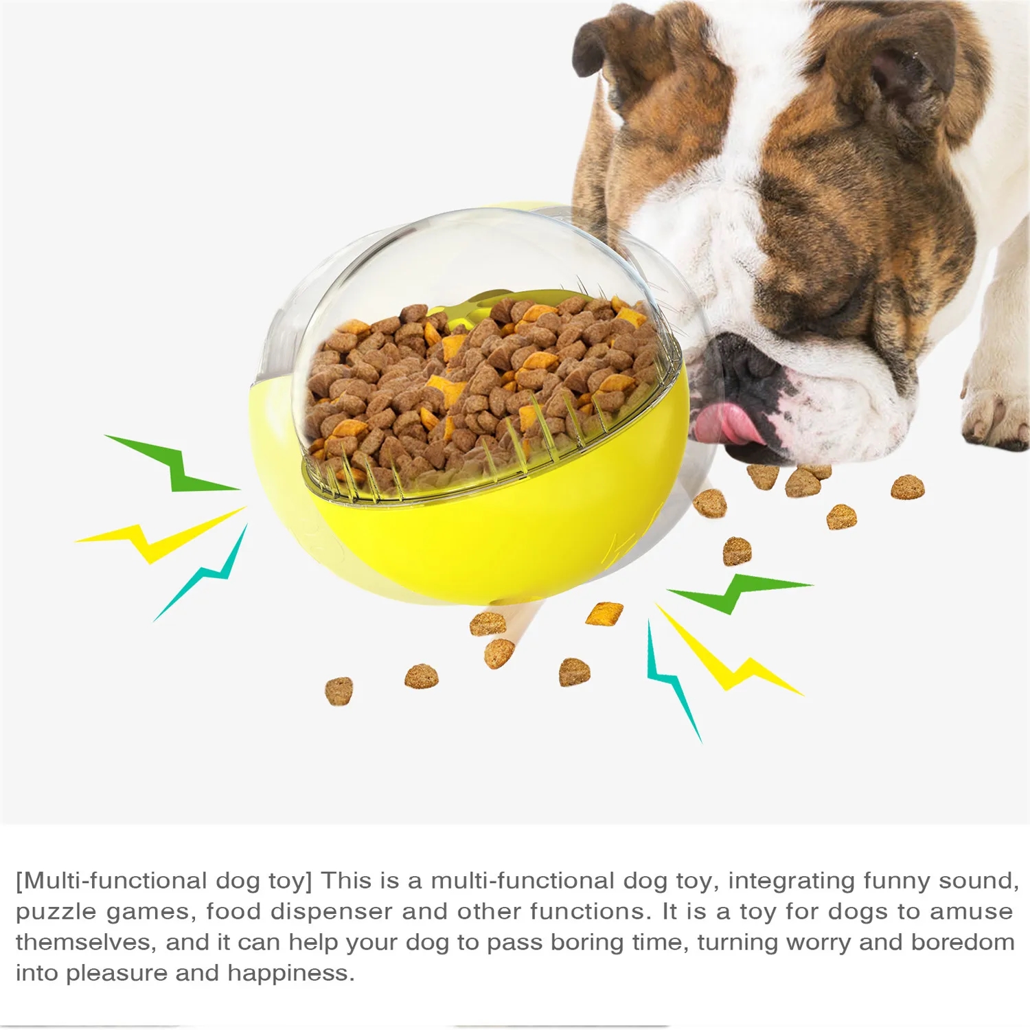 Adjustable Treat Dispensing Pet Ball 8