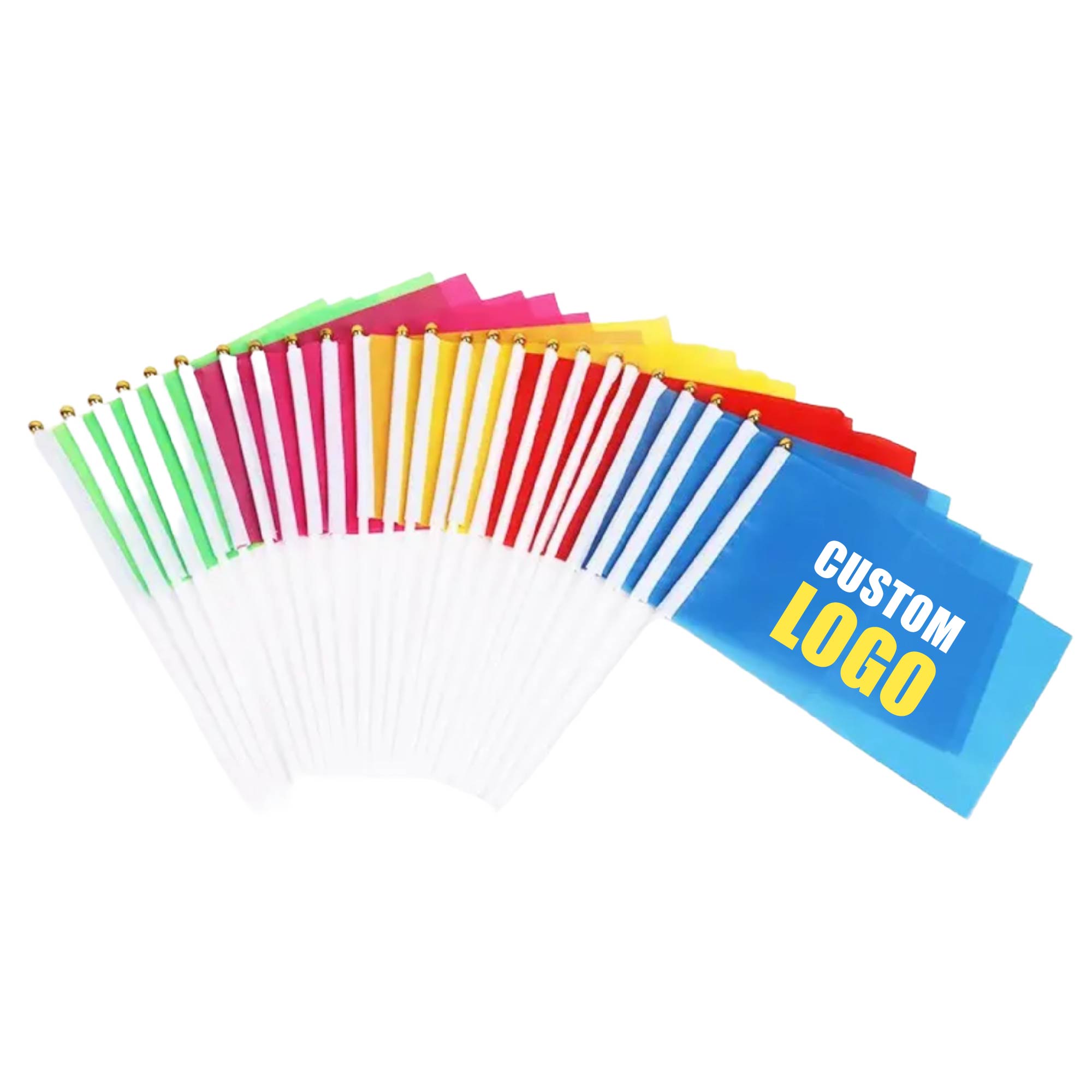 MOQ 50 pcs Handheld Flags 2