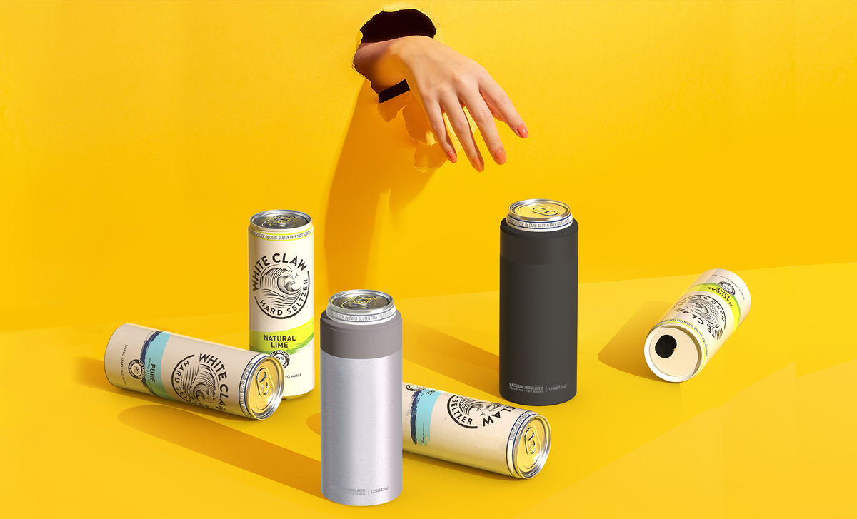 12 oz Asobu Vacuum Insulated Slim Can Sleeve 2
