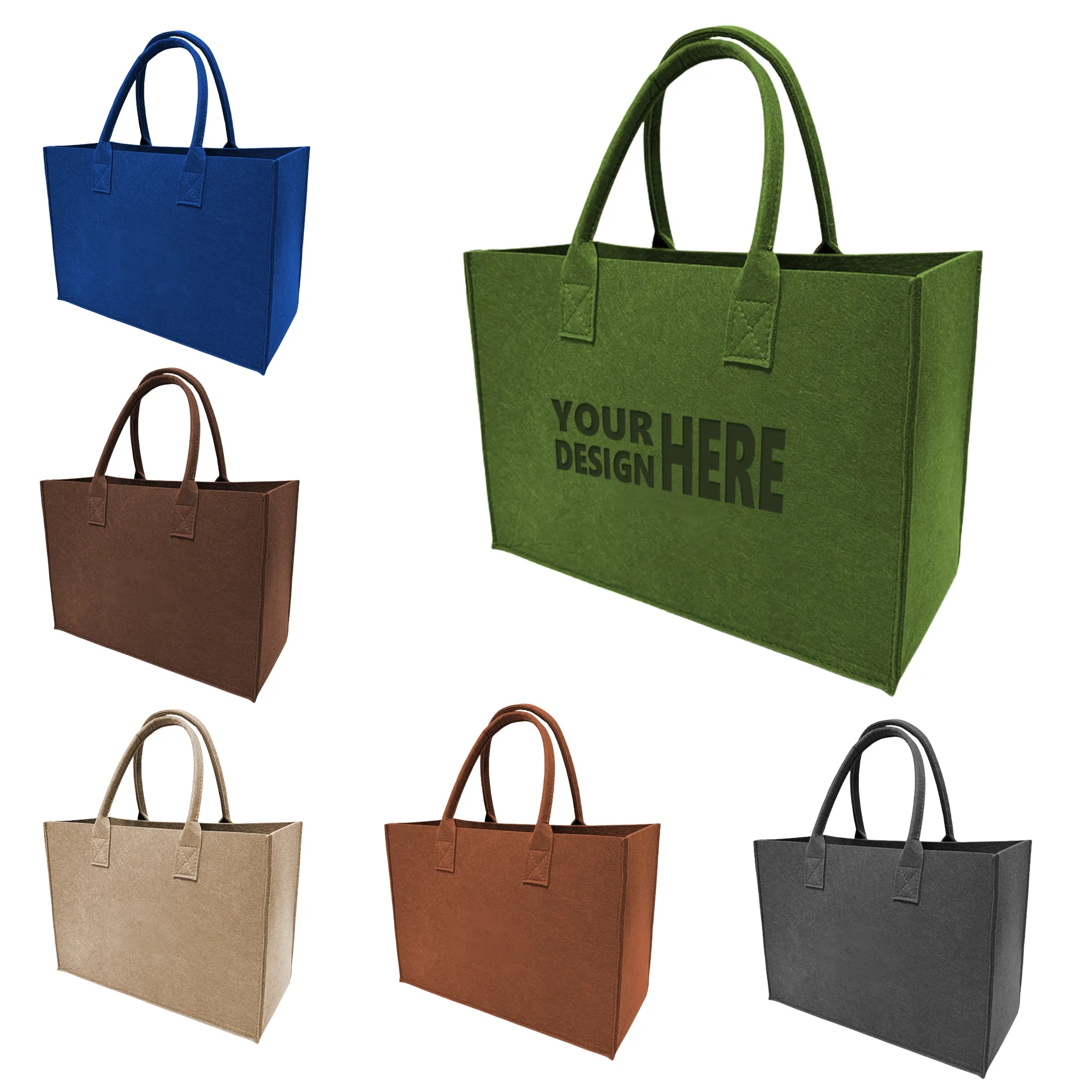 Large Capacity Felt Tote Bag