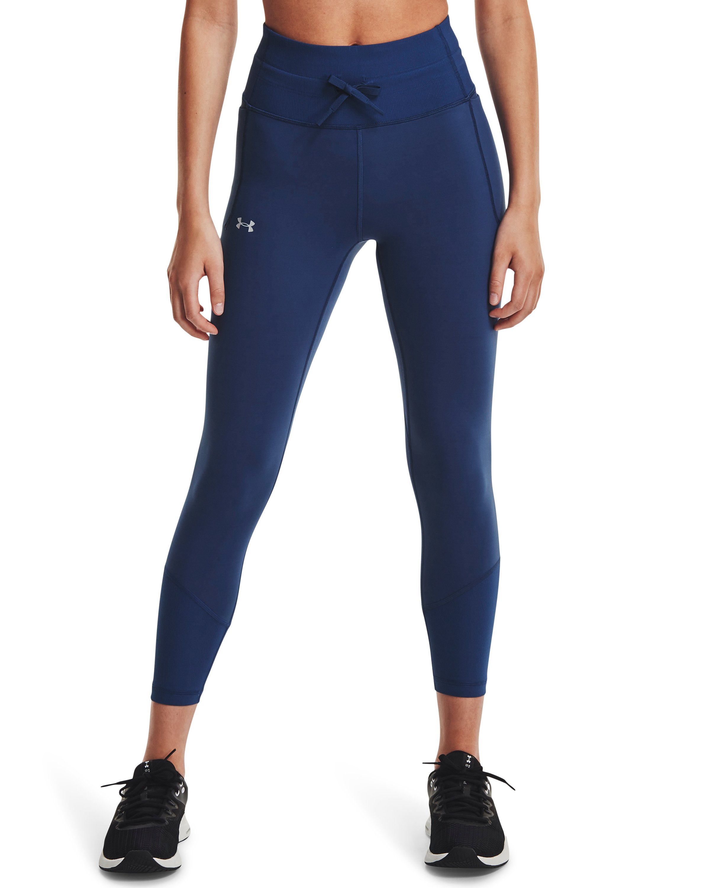 UA Meridian Rib Waistband Women's Ankle Leggings 11