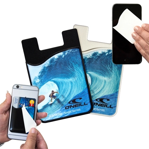 Silicone Smartphone Wallet w/ Microfiber 2