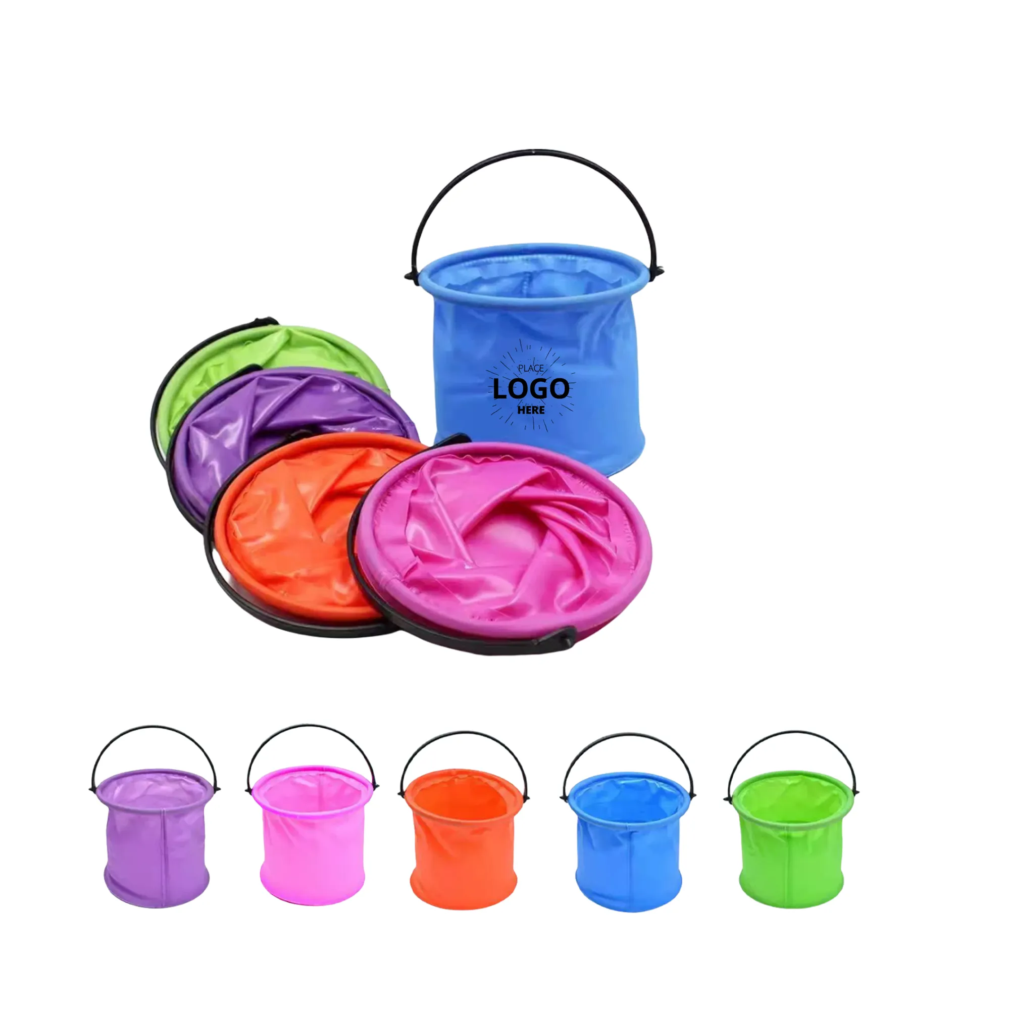 Portable Outdoor Folding Bucket For Household 2