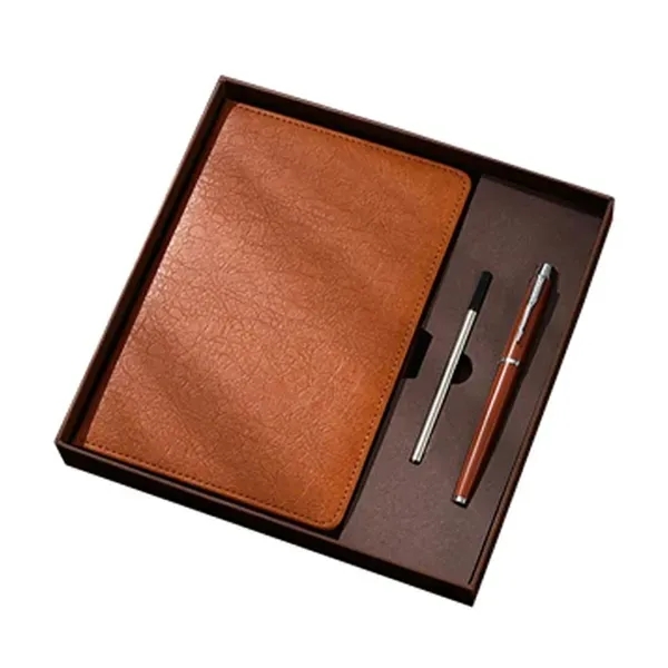 Classic Leather A5 Notebook Set - Professional Business Gift 5