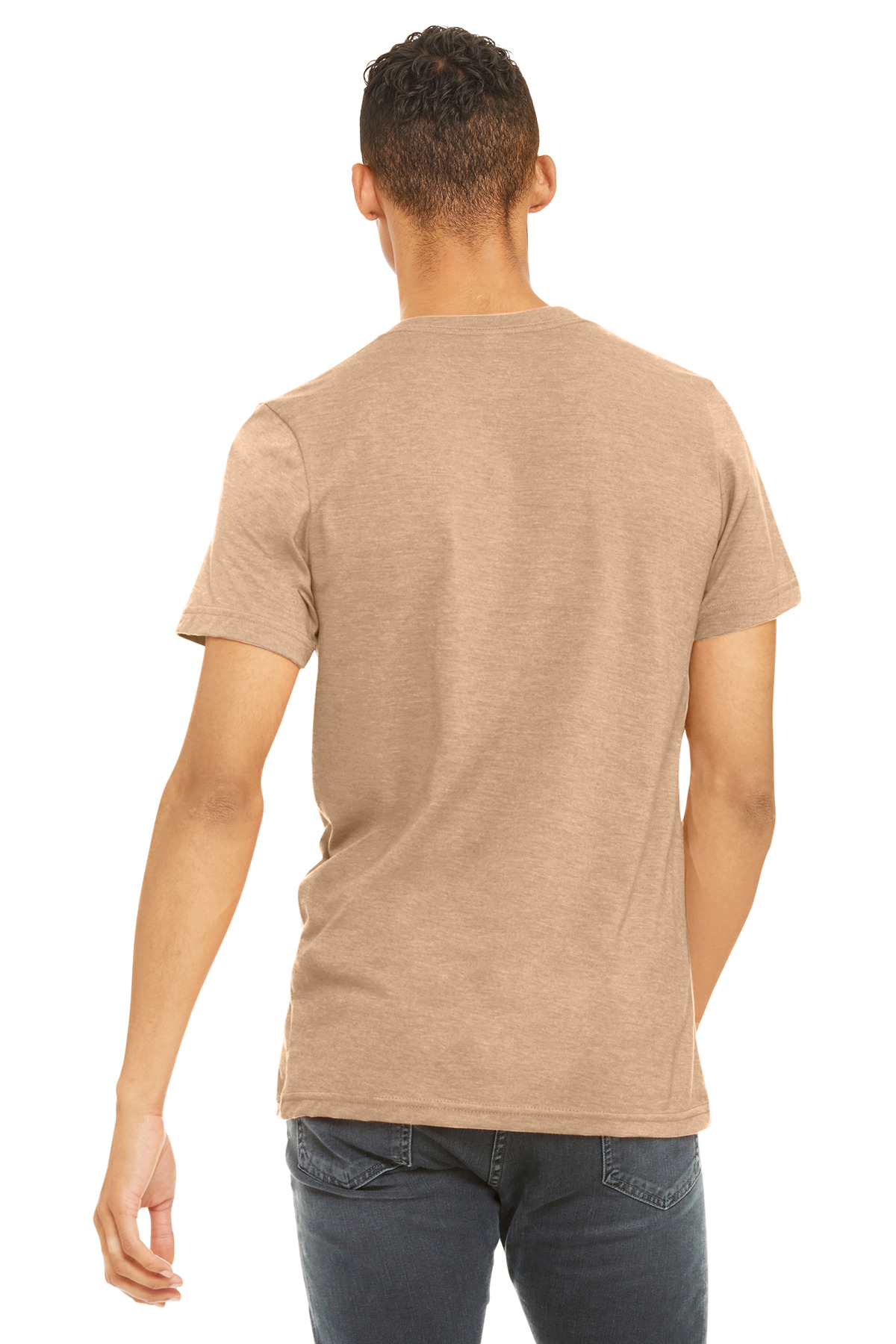 BELLA+CANVAS Unisex Heather CVC Short Sleeve Tee. BC3001CVC 53
