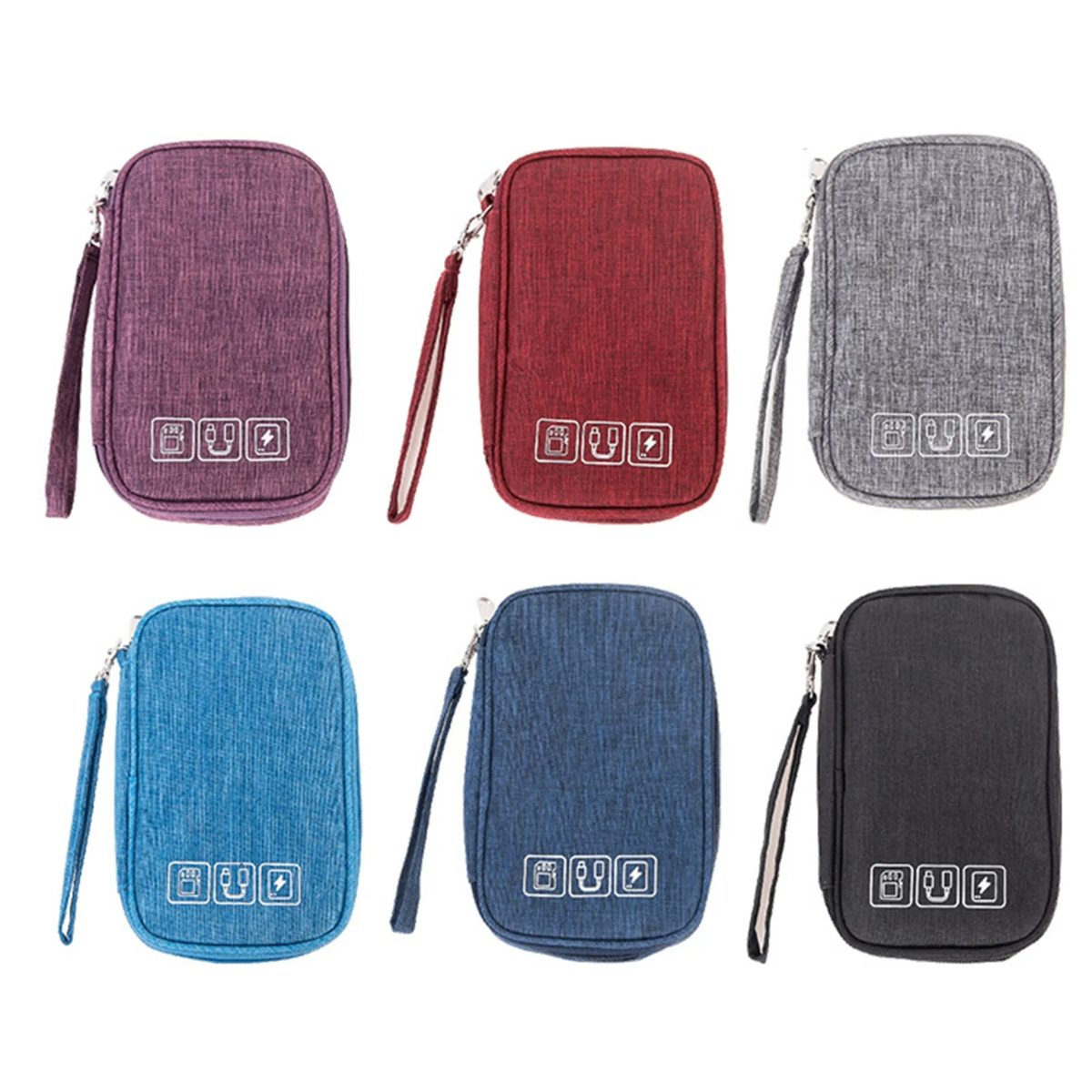 Compact Tech Organizer Pouch for Cables and Accessories 7