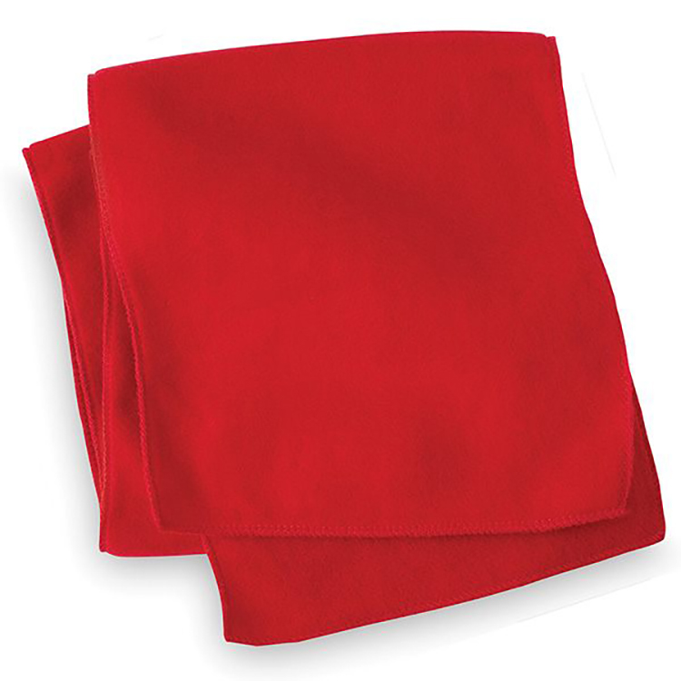 Red Fleece Neck Scarf 2