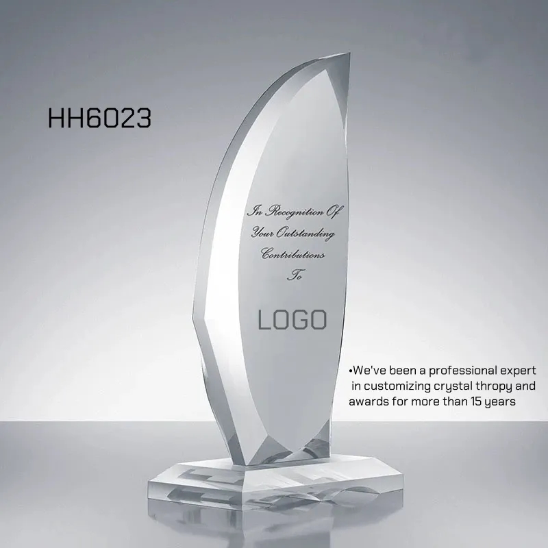 Sailing Crystal Trophy Award Wholesale 3