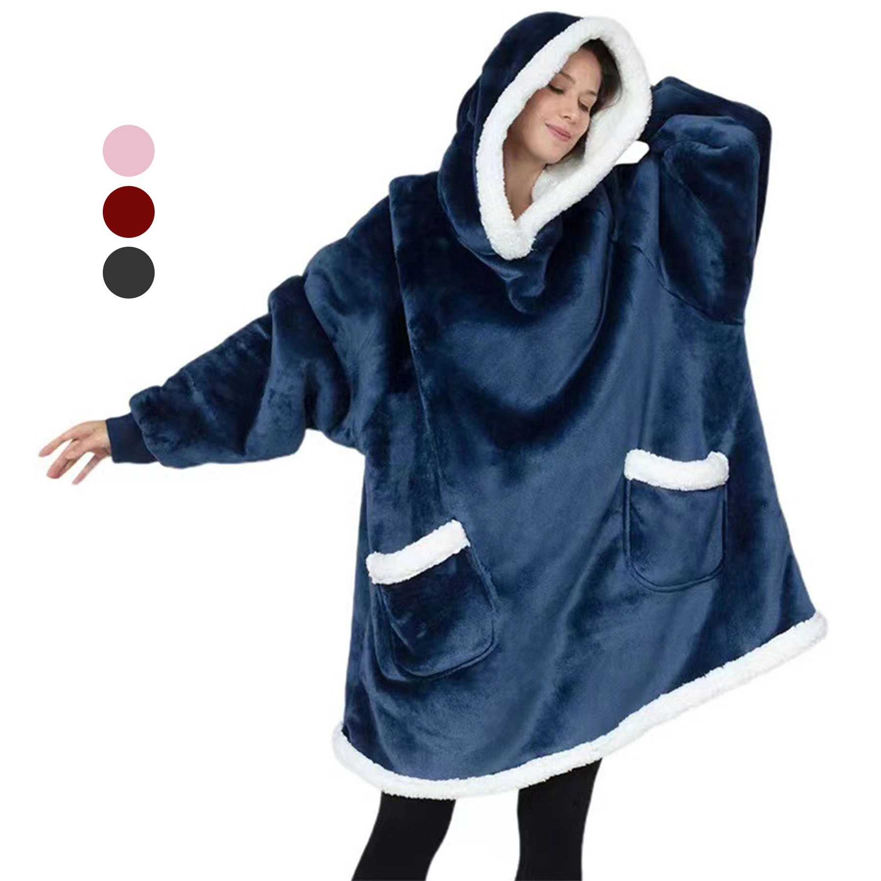 Hoodie Blanket, custom hoodie or sweatshirt with logo imprint 1