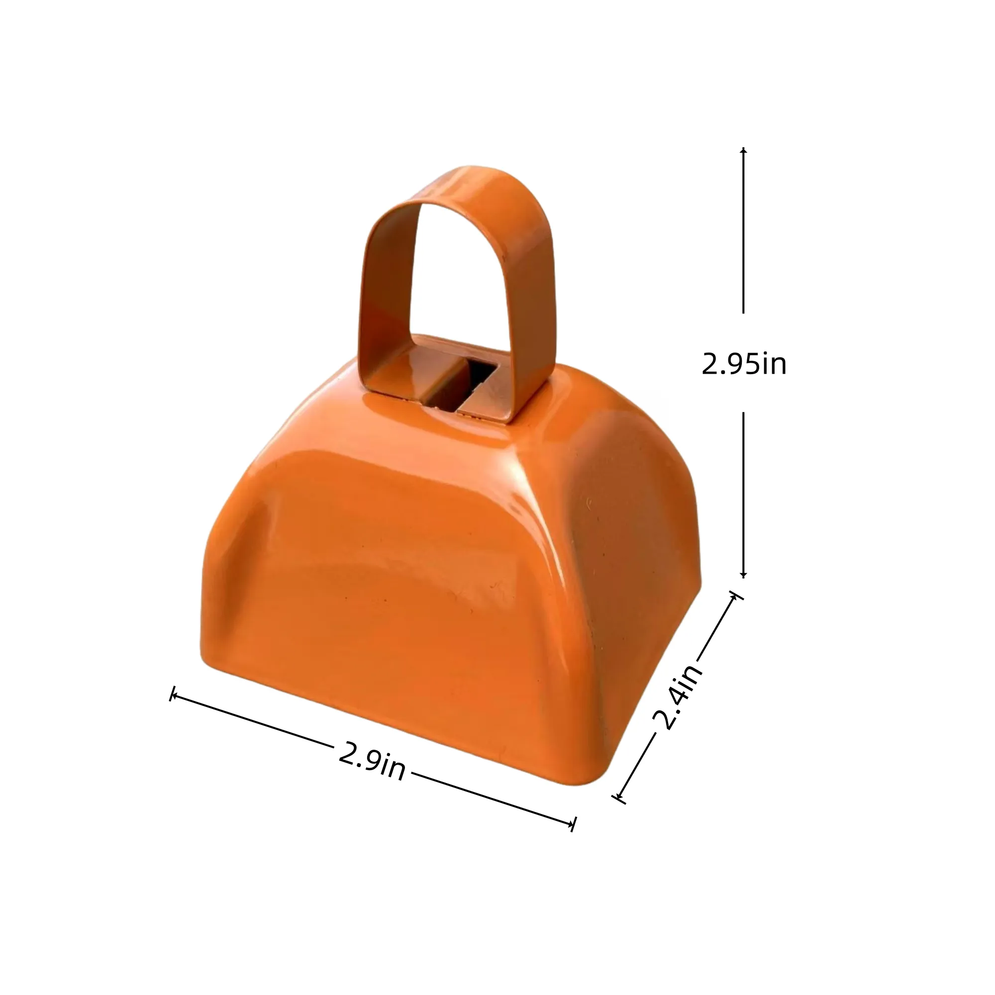 Square Colored Metal Cow Bell for Holiday Crafts 4