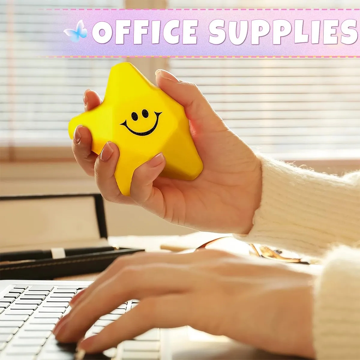Star Shaped Stress Reliever Pu Ball 3