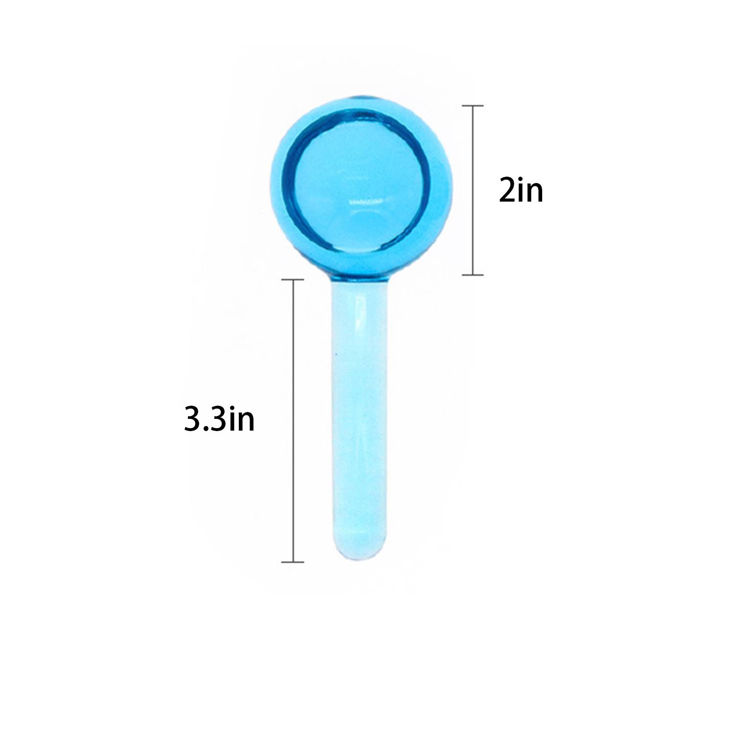 Glass Cosmetic Ball Ice Therapy Facial Massage Stick 2