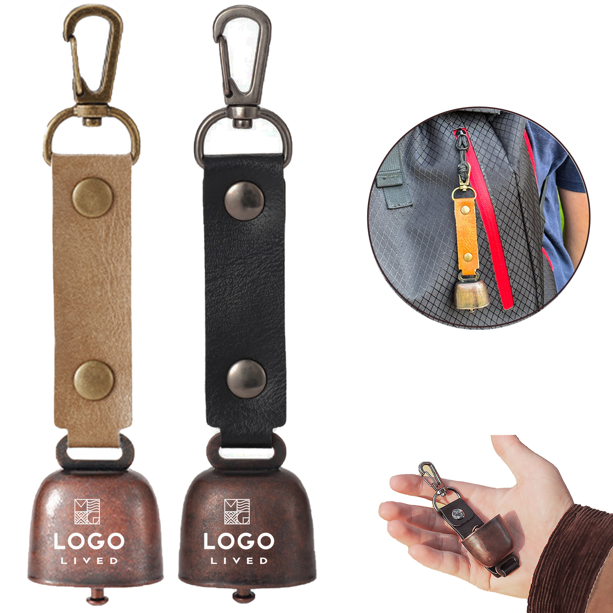 Bear Bell Decorative Outdoor Keychain 1