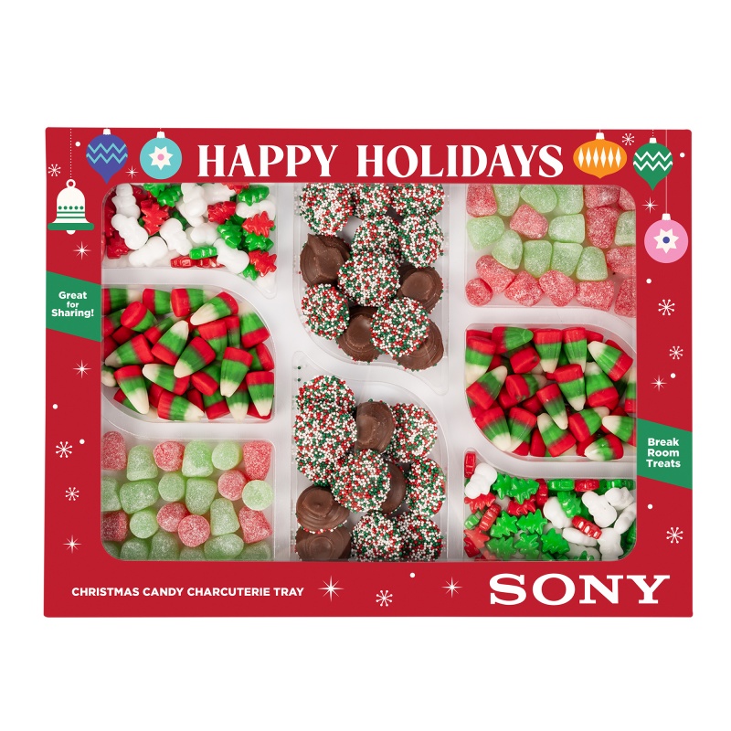 Holiday Treats Charcuterie Tray in Custom Box 1