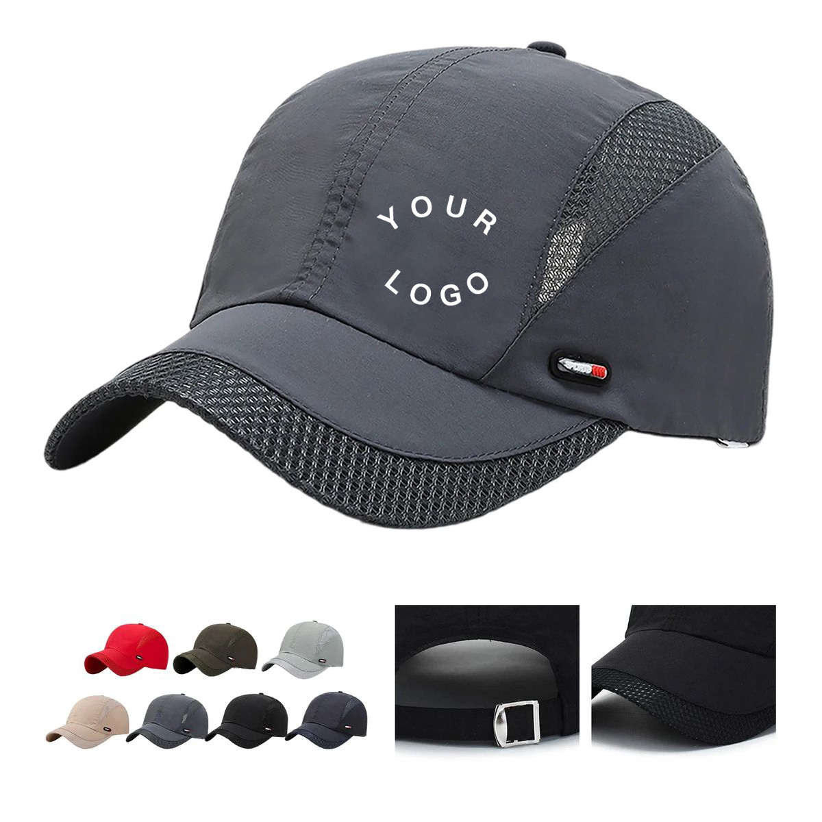 Nylon Mesh Baseball Cap for Summer Comfort 9