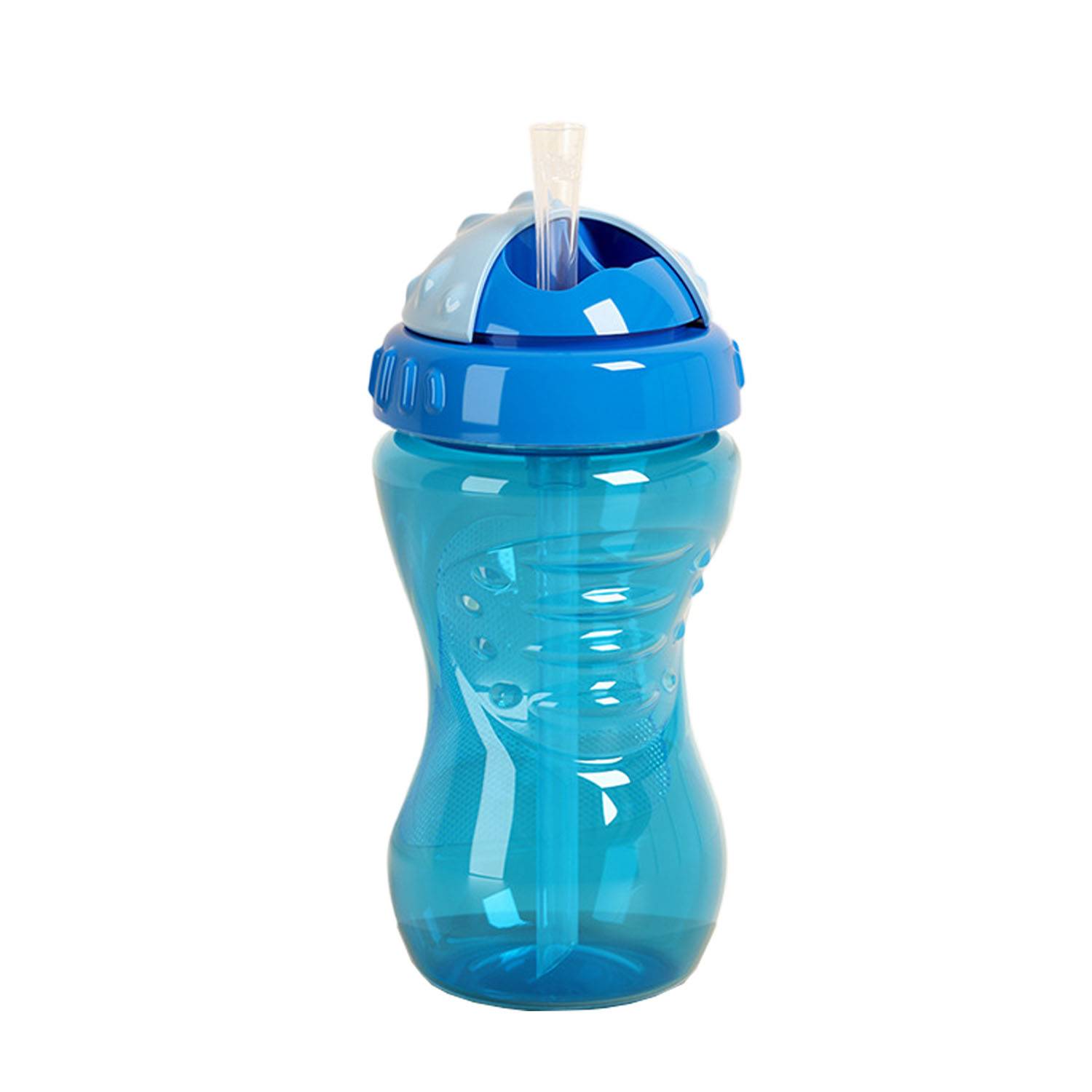 11oz No-Spill Soft Easy Grip Straw Sippy Cup for Toddlers 7
