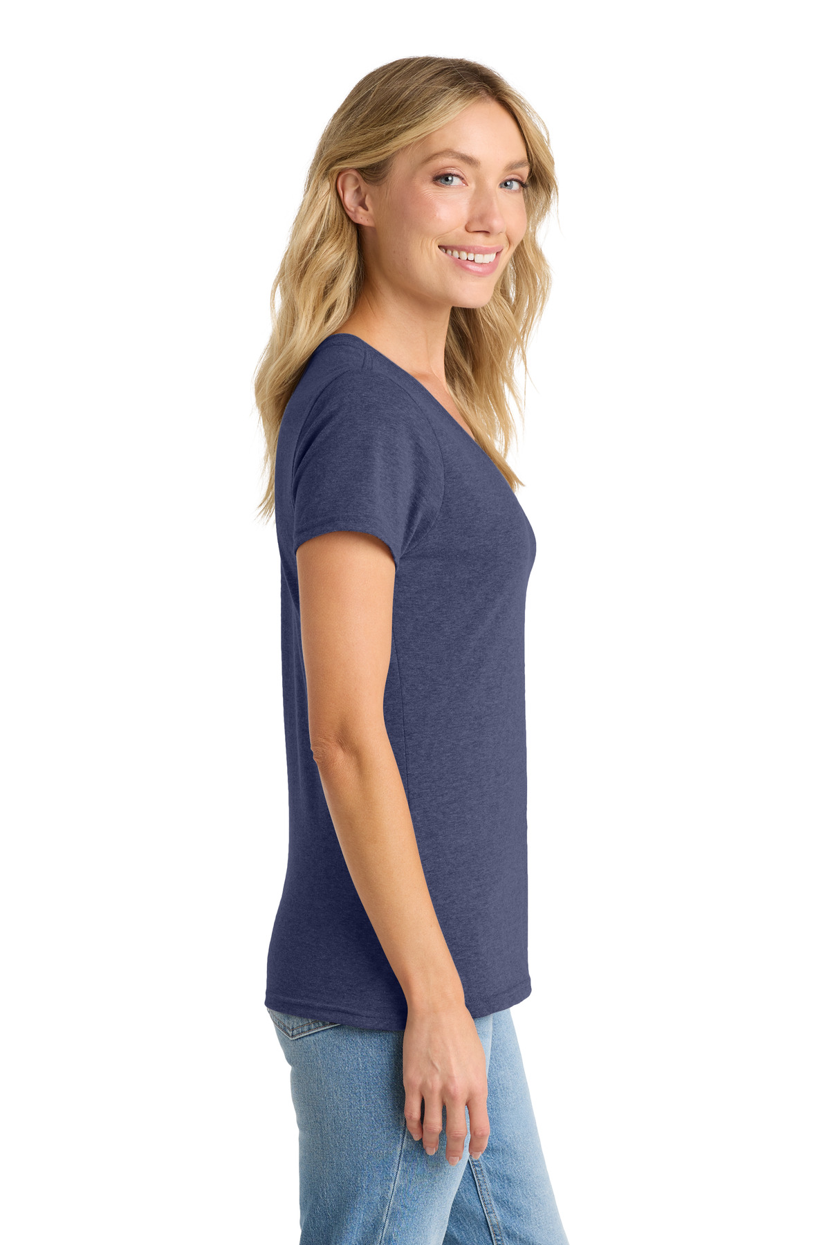 Port & Co Women's Fan Favorite Blend V-Neck Tee. LPC455V 76