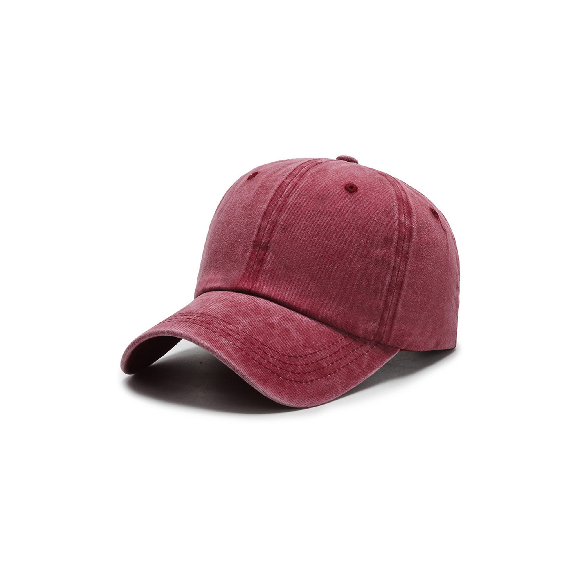 Cotton Adjustable Baseball Cap With Metal Buckle 12