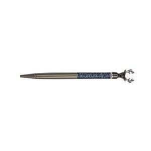 Glitter Flakes Deer Head Metal Pen 19