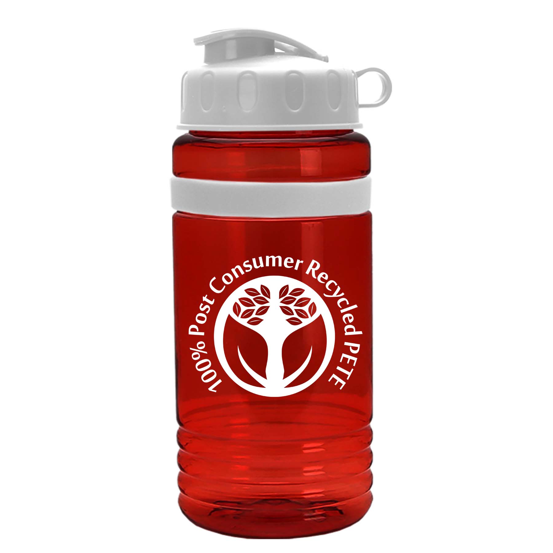 20 oz. UpCycle rPET Bottle With Flip and Grip Band 14