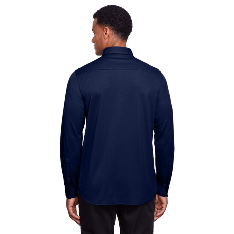 Devon & Jones Men's CrownLux Performance™ Plaited Button-Down Shirt 14