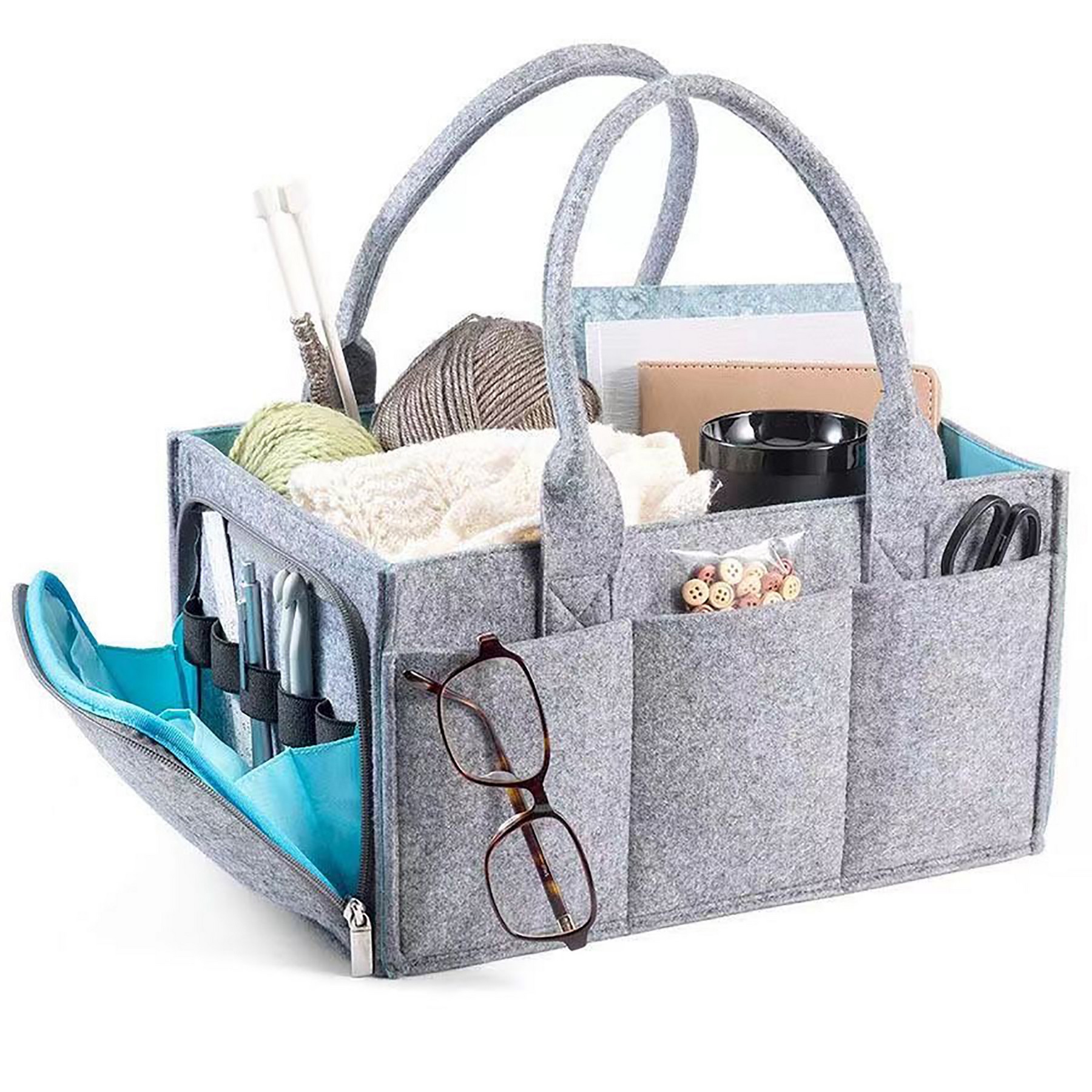 Felt Hand-Held Diaper Bag Mommy Travel Storage 3