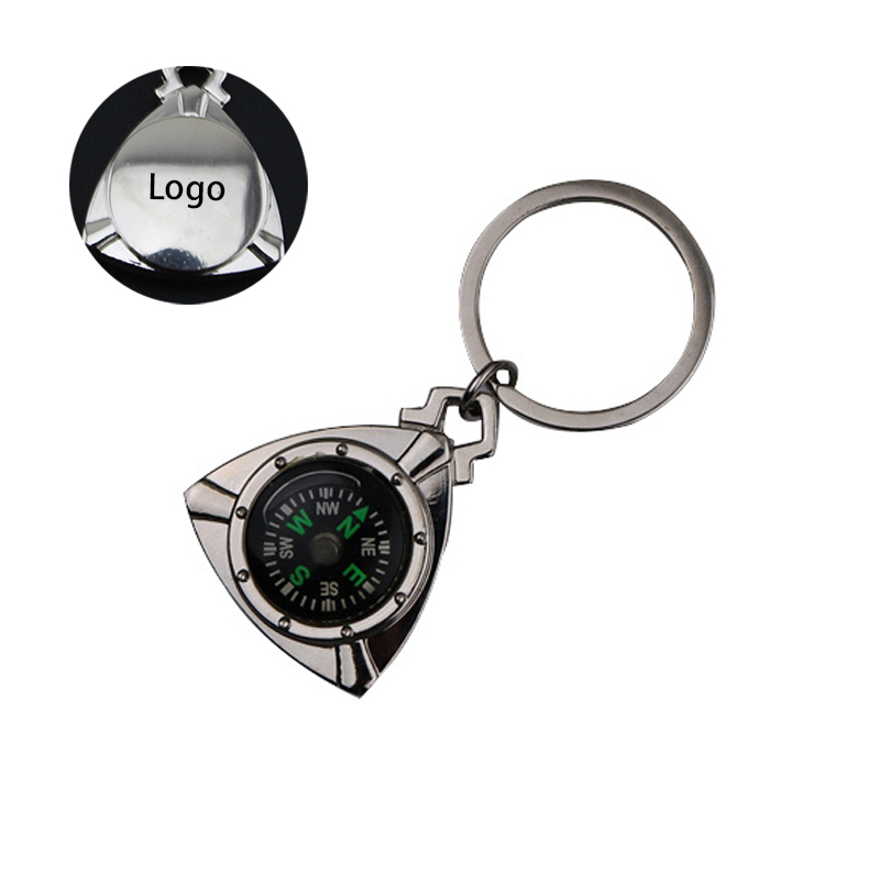 2 in 1 Metal Keychain and Compass 7