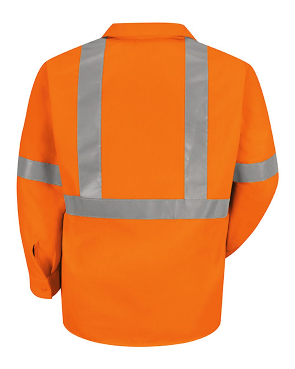 Men's High Visibility Safety Long Sleeve Work Shirt - SS14HV 7