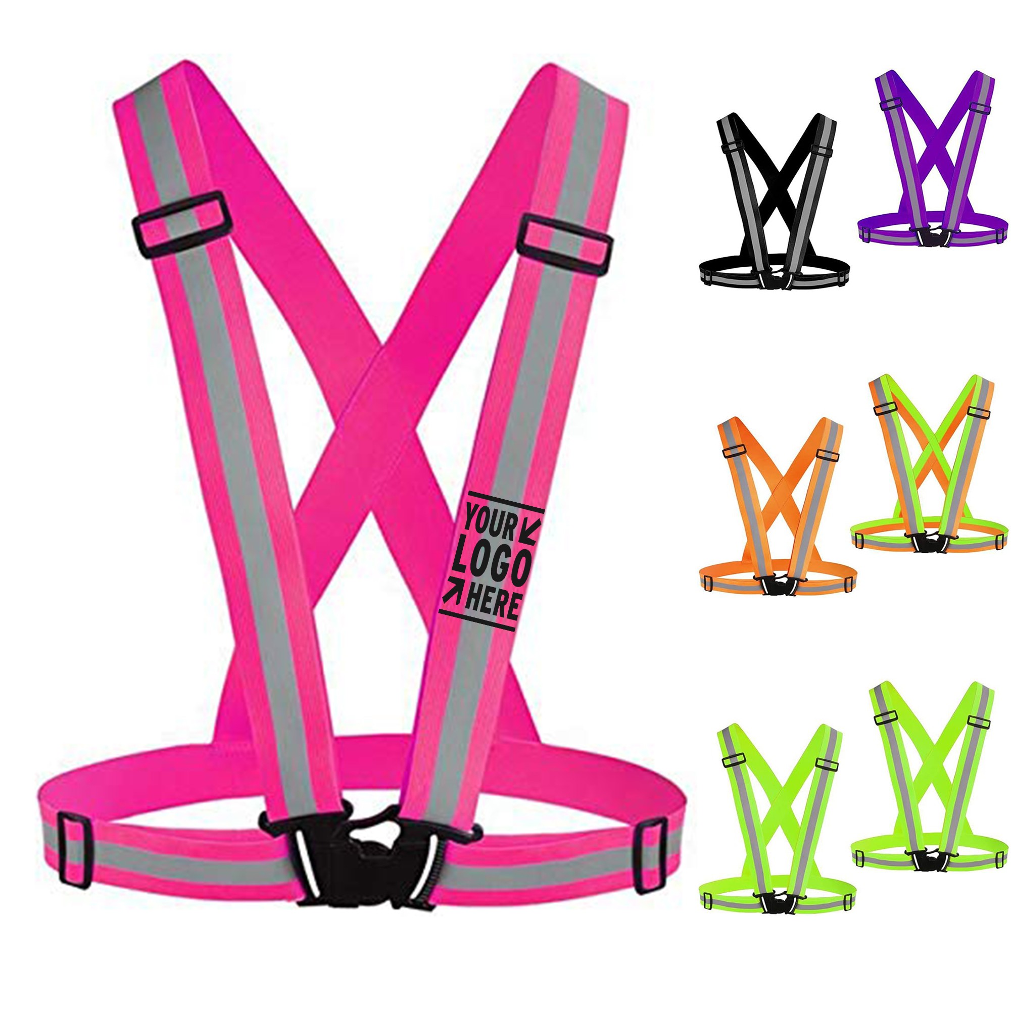 High Visibility Adjustable Safety Vest 1
