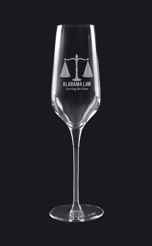 8 oz. Exclusive Prism Flute - Deep Etched 1