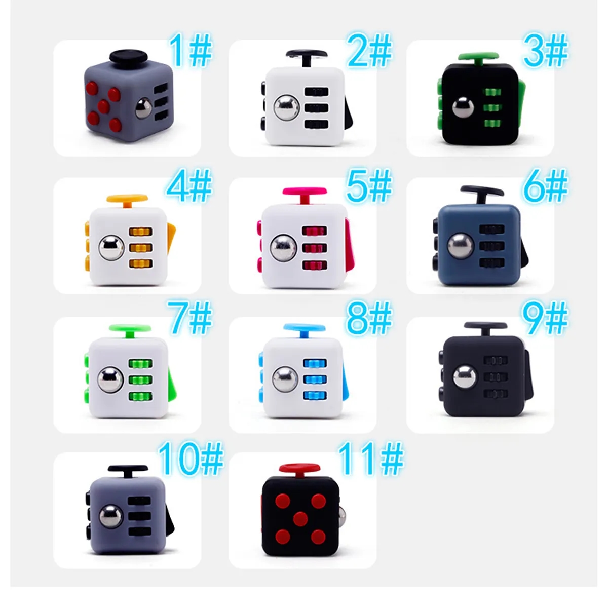 Relieves Stress And Anxiety Anti Depression Fidget Cube 5