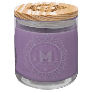 14 Oz. Scented Candle In A Glass Holder With Wood Lid 3