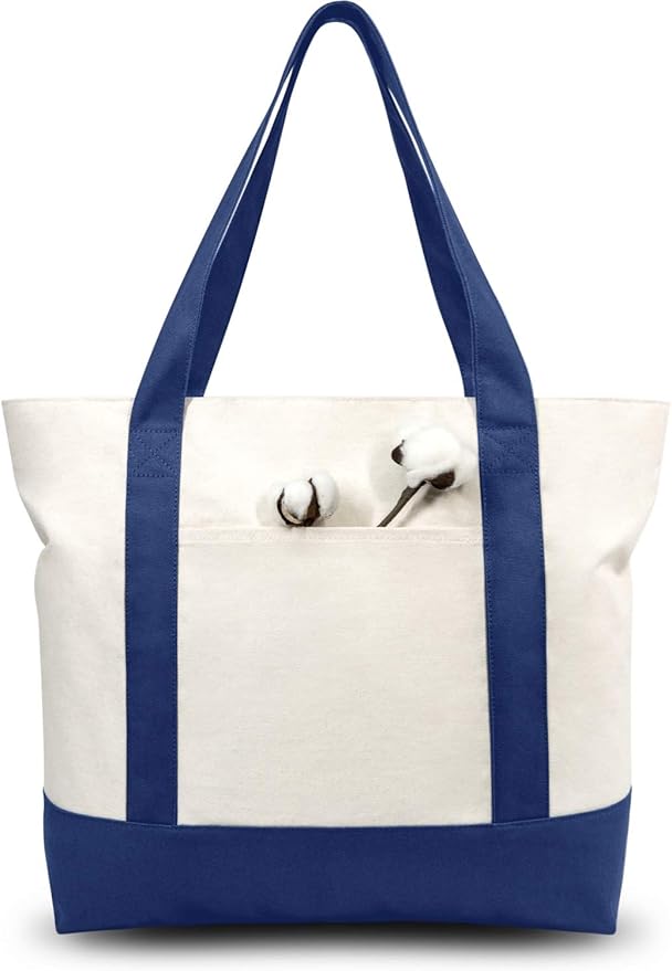 Natural Canvas Beach Tote Medium Bags, custom tote bag with logo imprint 2