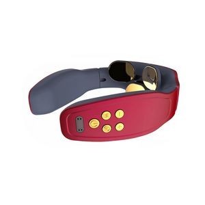 Rechargeable Electric Pulse Neck Massager With Magnetic Pads 13