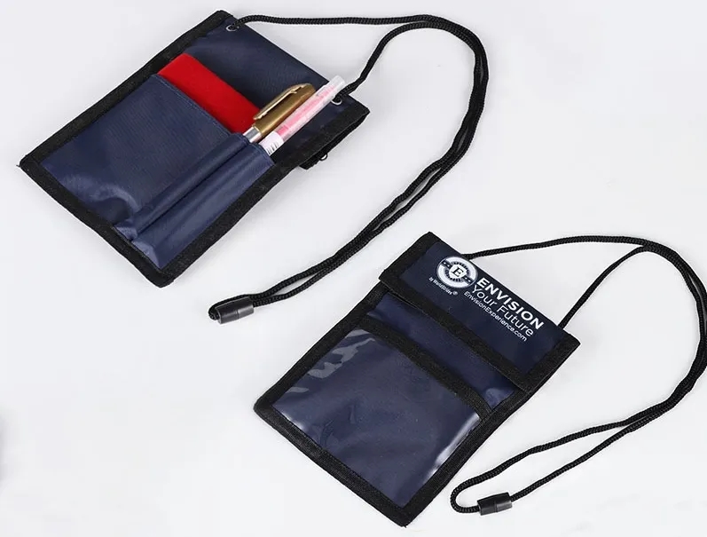 Neck Wallet Passport Badge Card Holder 1