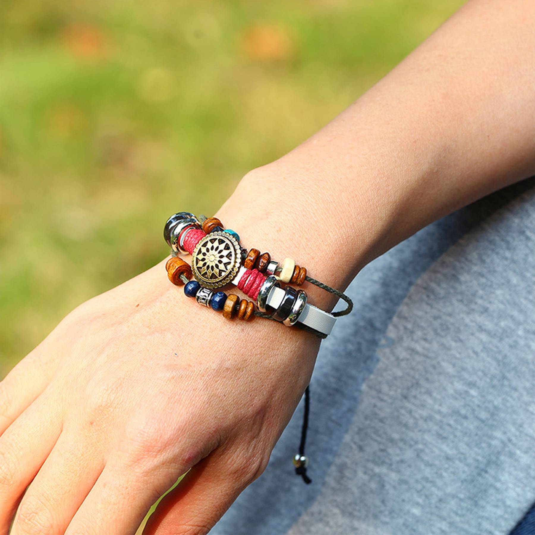 PU Fashionable temperament is versatile and beaded 15
