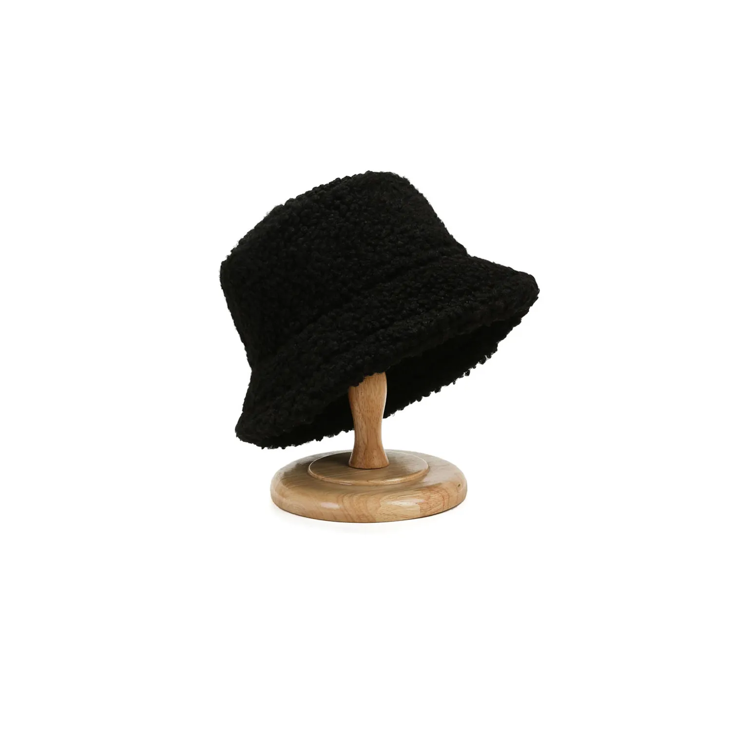 Faux Lamb Wool Bucket Hat 4
