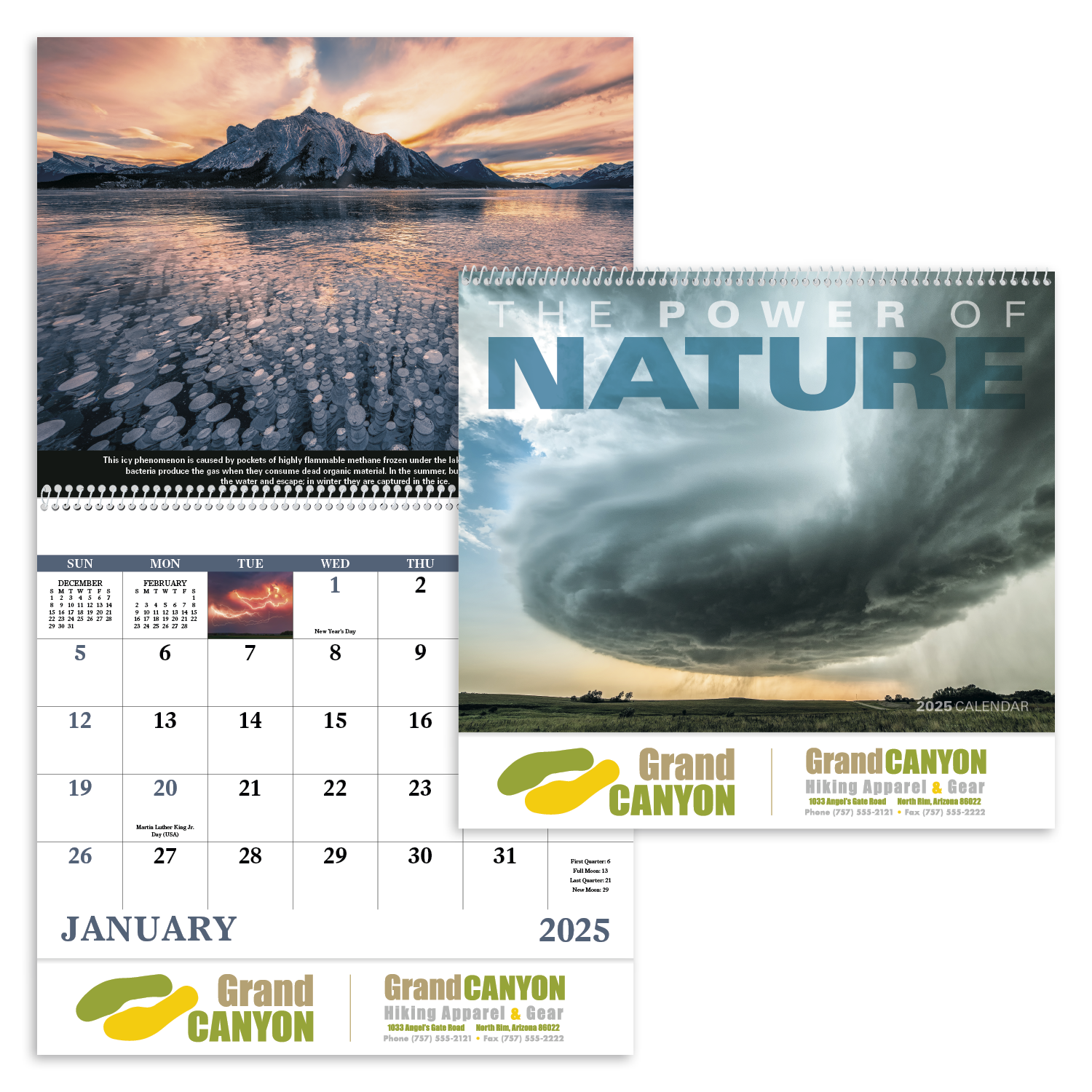 Good Value™ The Power of Nature - Spiral Calendar 15
