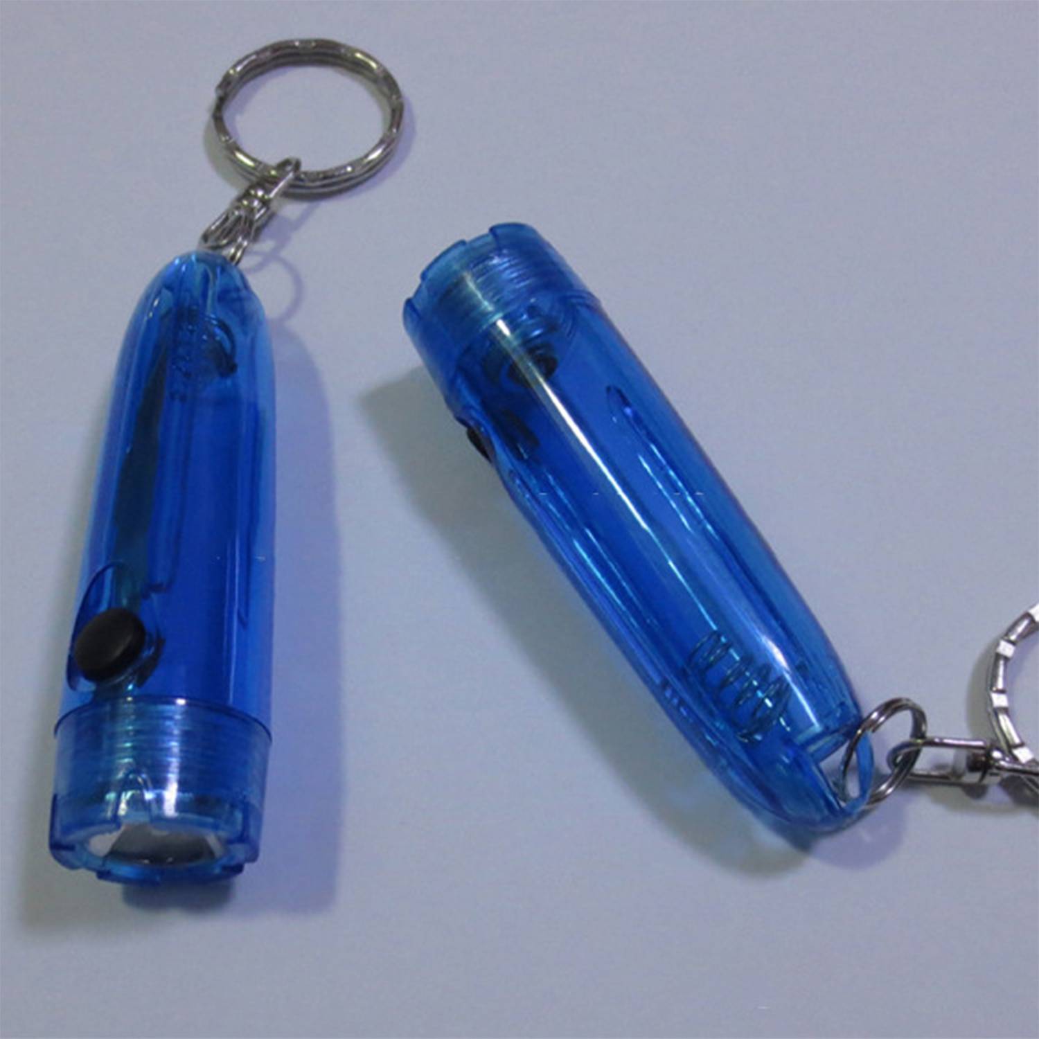 Sleek Cylinder Shaped Flash Light Keychain 4