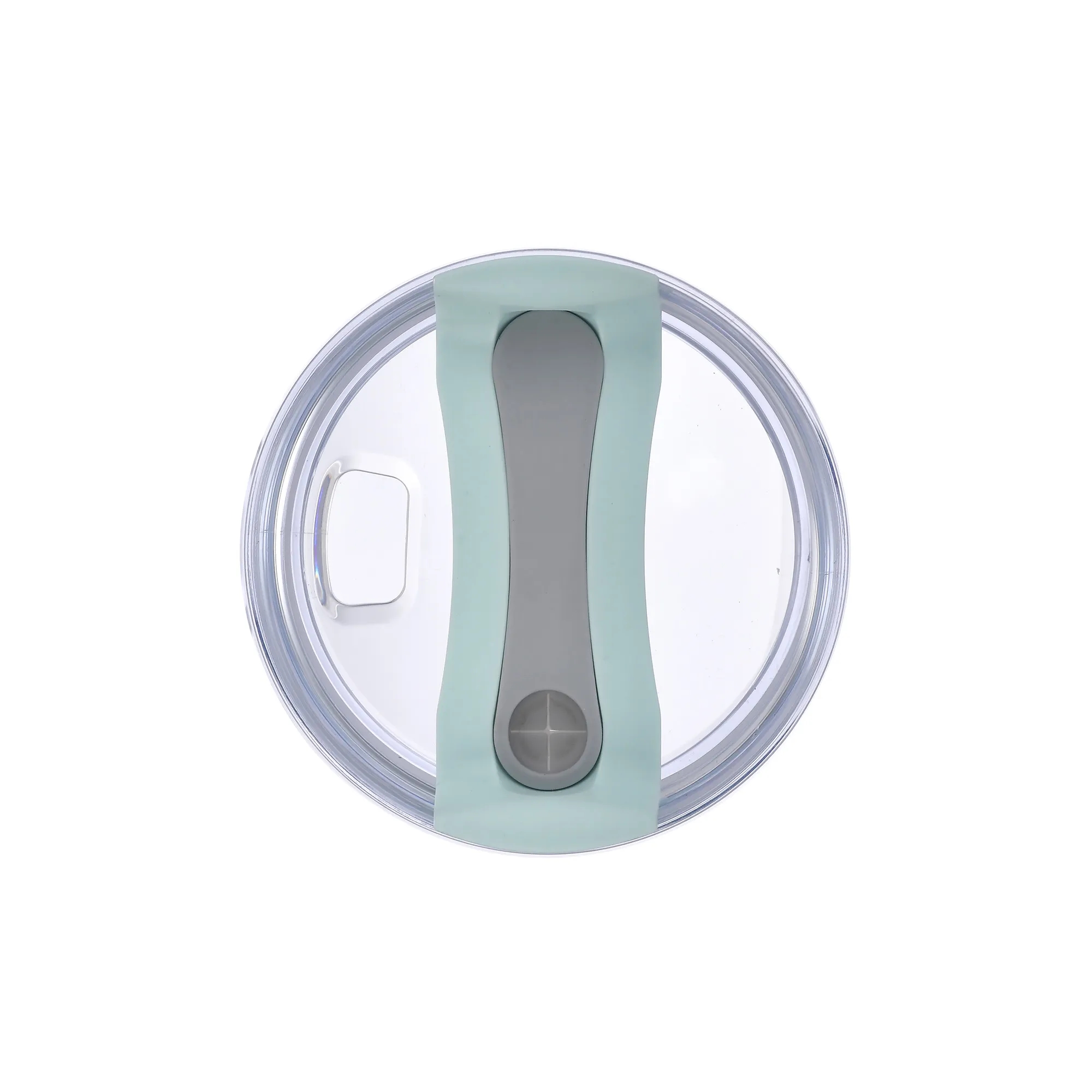 30oz. Dual Wall Stainless Steel & PP Tumbler with Clear Lid 4