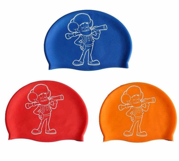 Premium Swim Cap 100% Silicone Comfort Stretch No-Snag Reduces Drag Protects From Chlorine Salt Bact 2