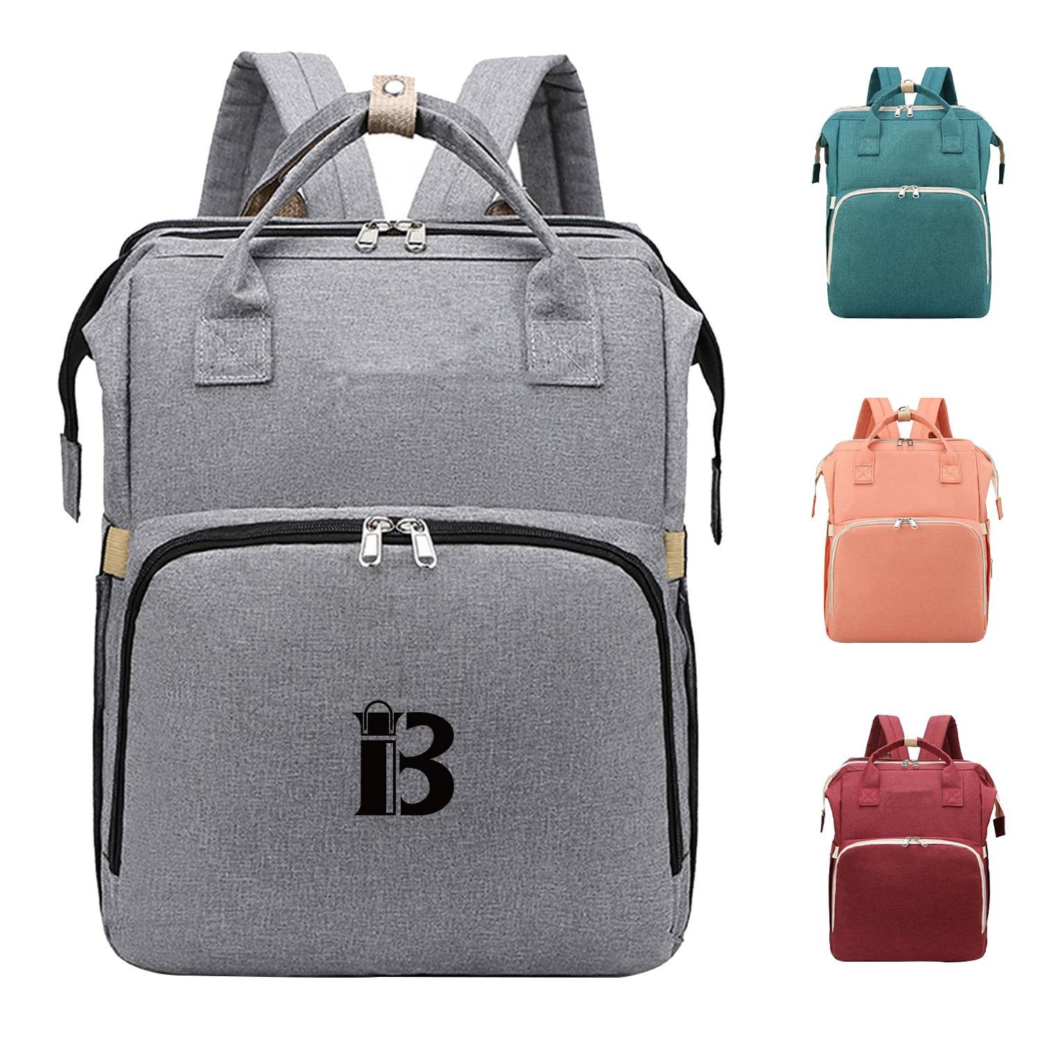 Oxford Large Capacity Folding Mommy Bag Backpack