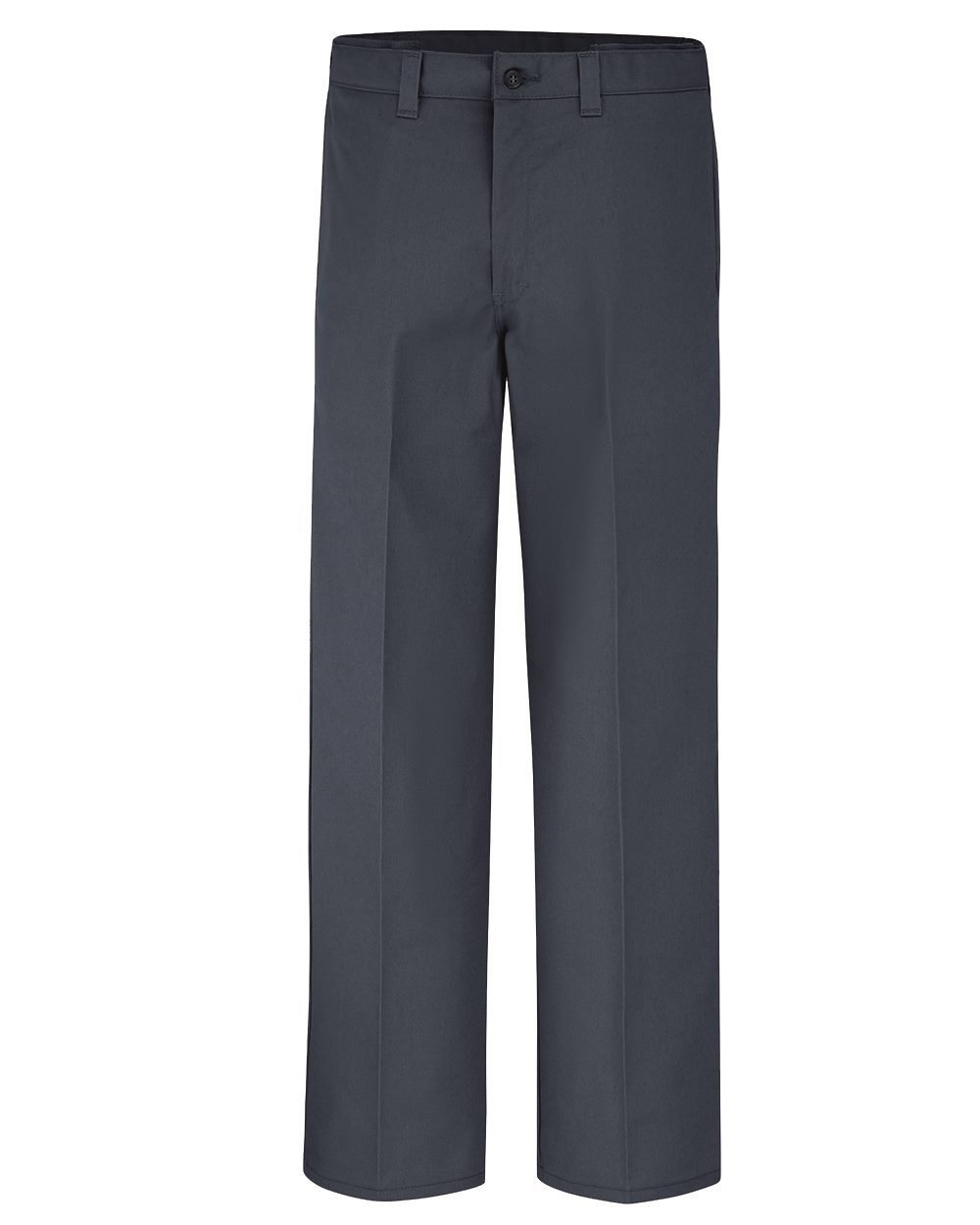 Industrial Flat Front Comfort Waist Pants Extended Sizes