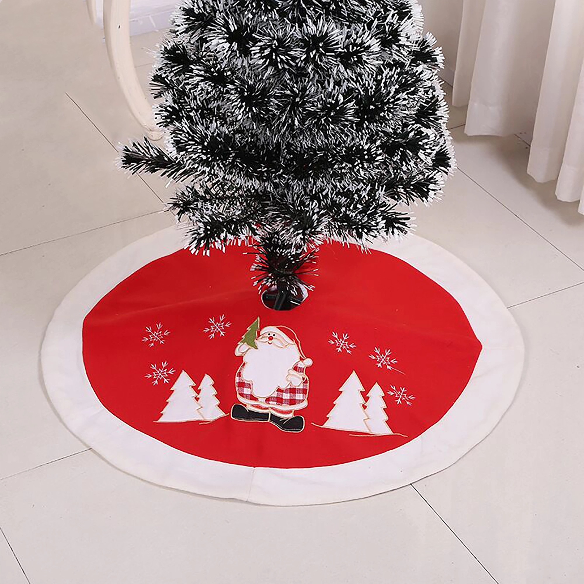 Christmas tree printed carpet 8