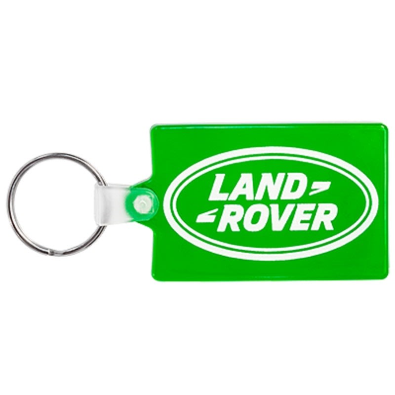 Rectangle Soft Plastic Keychains 2