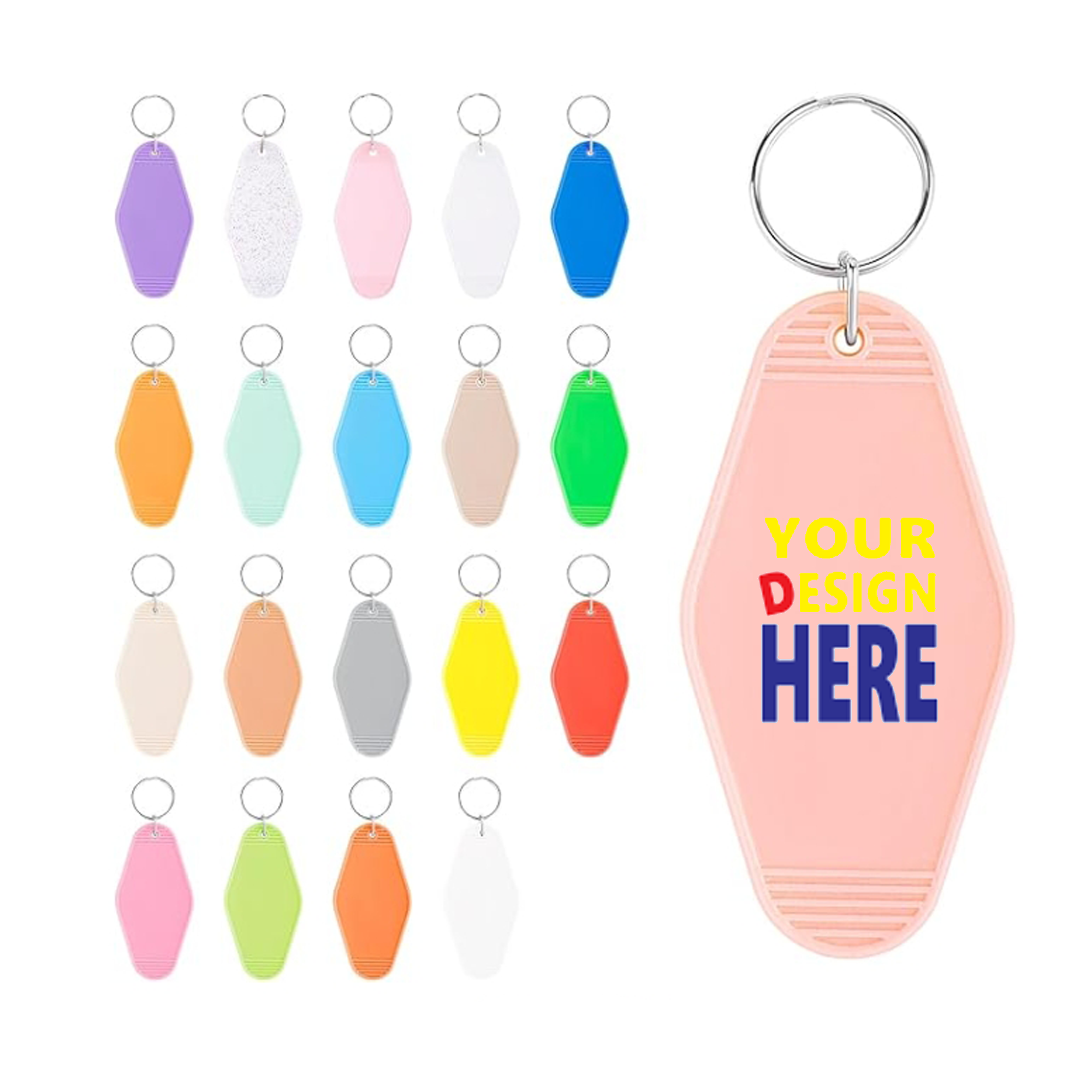 Plastic Diamond Hotel Key Tag 2