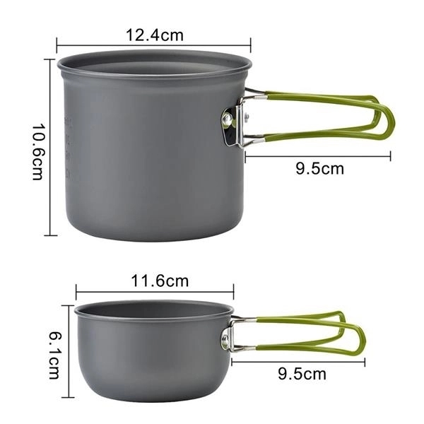 Portable Camping Cooker With Cutlery 6