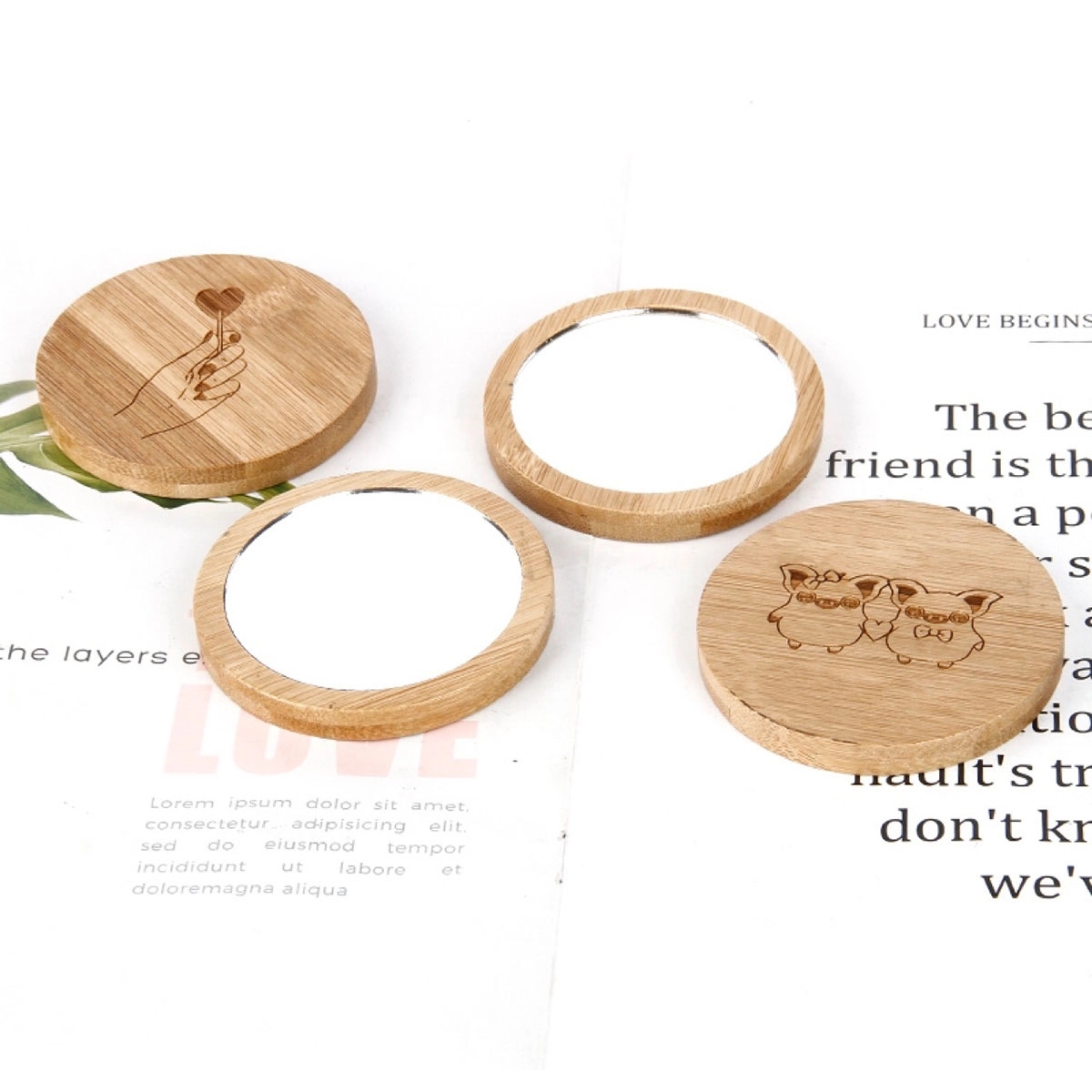 Round Bamboo Mirror 3