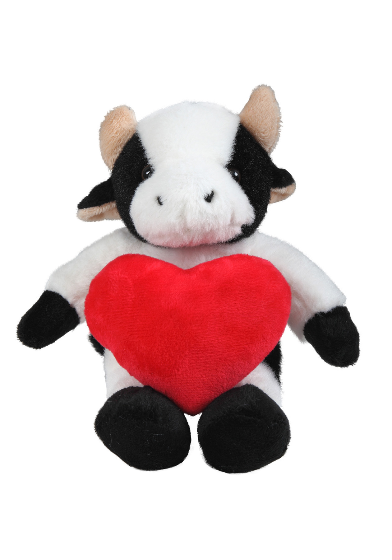 soft plush Cow with heart