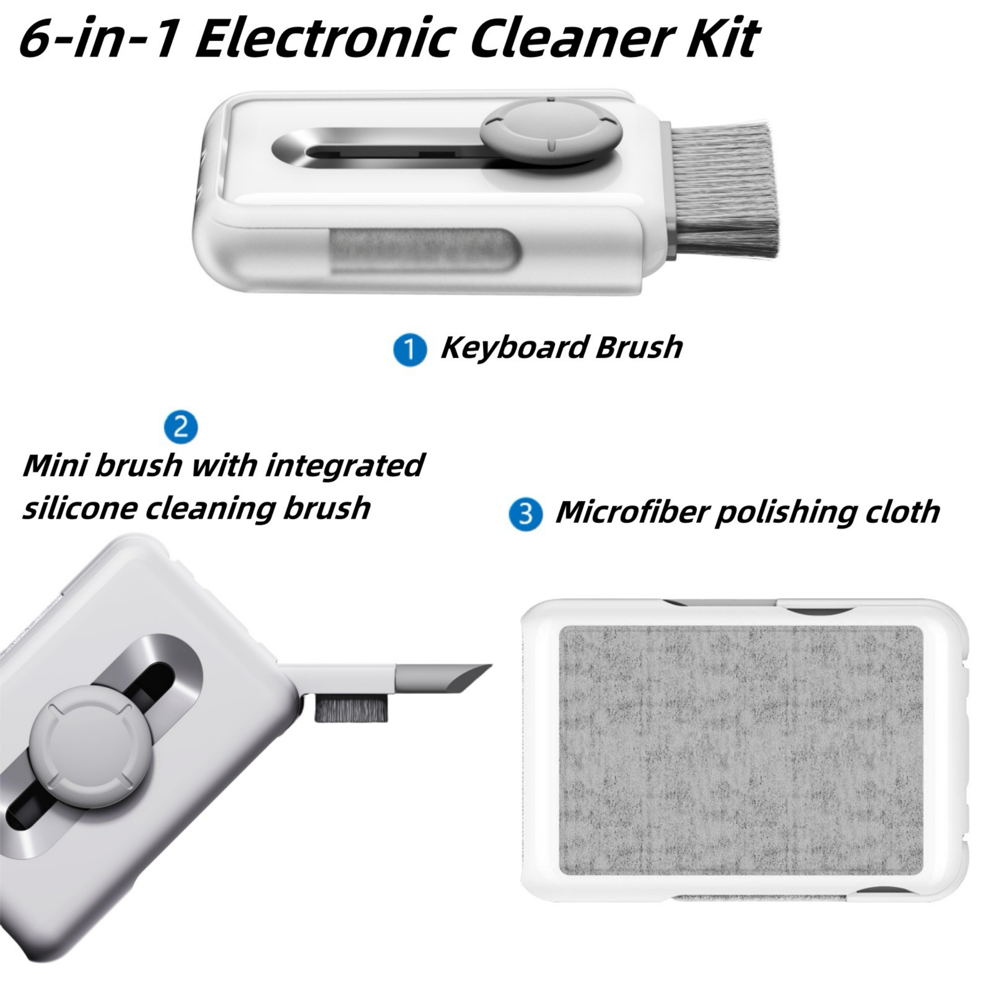 6 - in - 1 Cleaning Brush 8